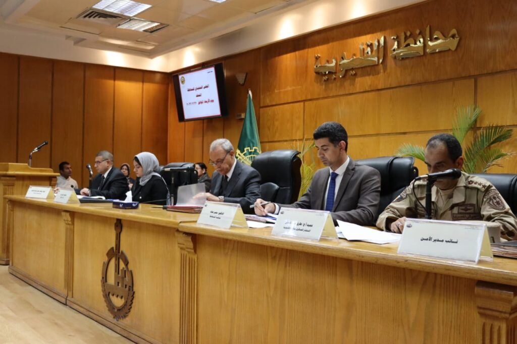 محافظ القليوبية يناقش خطة المحافظة لتأمين الاحتفال بعيد الميلاد المجيد محافظ القليوبية يناقش خطة المحافظة لتأمين الاحتفال بعيد الميلاد المجيد