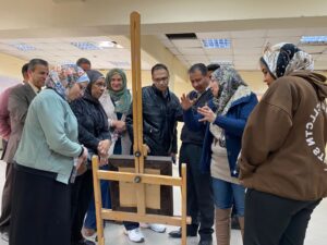 افتتاح معرض "أطياف مصرية قديمة" بكلية التربية النوعية ببنها