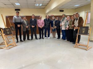 افتتاح معرض "أطياف مصرية قديمة" بكلية التربية النوعية ببنها