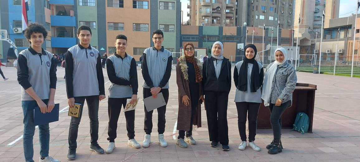 طلاب شبان بنها يرفعون شعار لا للتنمر