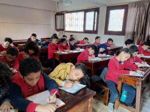 انتظام اعمال الامتحانات بالمهام الادائية بشبان بنها