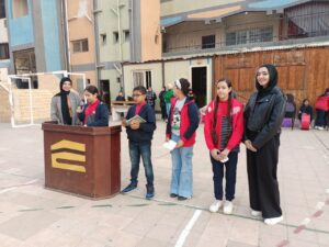 الإذاعة المدرسية علي قمة النشاط المدرسي بشبان بنها 