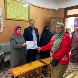 إدارة بنها التعليمية تكرم معلمات الشبان