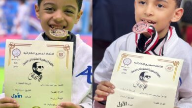 أبناء الشبان العالمية ببنها يحققون المركز الأول في بطولة الجمهورية للكاراتيه