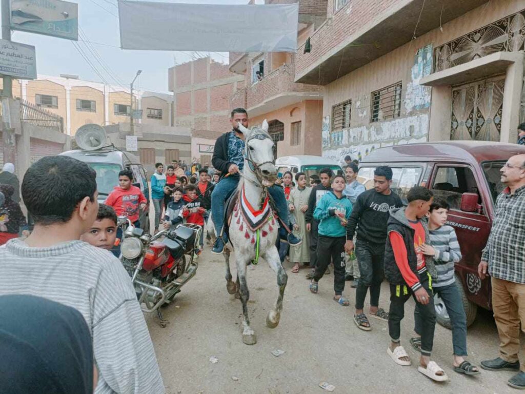 مسيرة للدعوة بالمشاركة في الانتخابات الرئاسية بالقليوبية