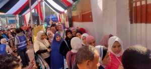 إقبال كبير من الشباب على لجان الانتخابات بالقليوبية