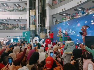 بشجرة كريسماس ضخمة .. مواطني القليوبية يحتفلون باستقبال العام الجديد (صور)