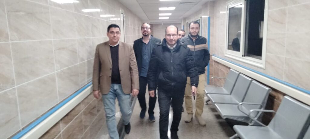 وكيل وزارة الصحة بالقليوبية يتفقد مستشفى القناطر العام وكيل وزارة الصحة بالقليوبية يتفقد مستشفى القناطر العام