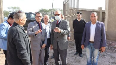 محافظ القليوبية يتفقد أعمال إنشاء محطة مياه المنشأة الكبرى بمدينة كفر شكر
