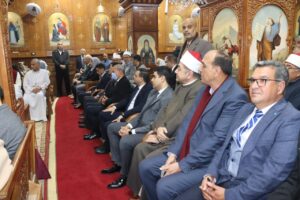 محافظ القليوبية يشهد قداس عيد الميلاد المجيد بكنيسة السيدة العذراء ببنها (صور)