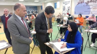 رئيس جامعة بنها يتفقد امتحانات الفصل الدراسي الأول بكليتي التربية الرياضية والعلاج الطبيعي رئيس جامعة بنها يتفقد امتحانات الفصل الدراسي الأول بكليتي التربية الرياضية والعلاج الطبيعي