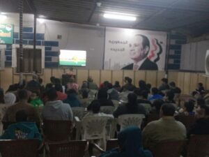 اقبال كبير من مواطني القليوبية لمشاهدة مباراة مصر وموزمبيق في كأس الأمم الأفريقية