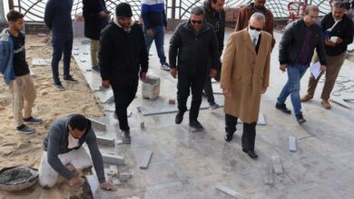 محافظ القليوبية يتابع المشروعات الجاري تنفيذها بمدينة بنها