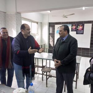 نائب رئيس جامعة بنها يتفقد إقامة الوفود المشاركة بملتقى إبداع الخامس لكليات التربية النوعية