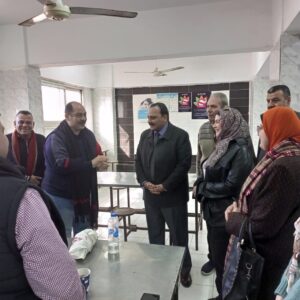 نائب رئيس جامعة بنها يتفقد إقامة الوفود المشاركة بملتقى إبداع الخامس لكليات التربية النوعية