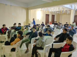 إقبال المشجعين على مراكز شباب القليوبية لمشاهدة مباراة المنتخب الوطني