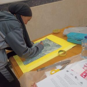 بدء فعاليات السباق بين الوفود المشاركة في ملتقى ابداع الخامس .. مجال التربية الفنية والاقتصاد المنزلي