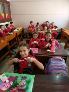 طلاب الصفوف الأولي بشبان بنها .." نظافتنا..صحتنا "