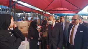 محافظ القليوبية يشهد توزيع أجهزة كهربائية للعرايس بمدرسة الشبان العالمية بمدينة بنها