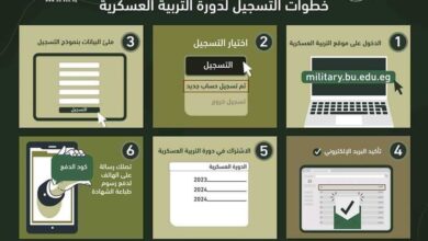 إطلاق موقع "التربية العسكرية" بجامعة بنها