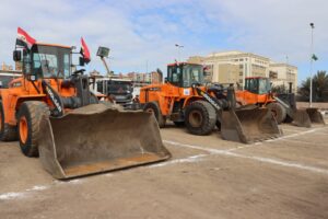 محافظ القليوبية يشهد اصطفاف معدات الإزالات للموجة 22 لإزالة التعديات على الأرض الزراعية