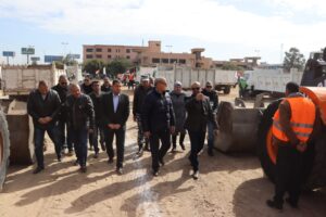 محافظ القليوبية يشهد اصطفاف معدات الإزالات للموجة 22 لإزالة التعديات على الأرض الزراعية