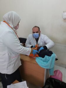 الكشف على 1982 مواطن مجانا خلال القافلة الطبية المجانية بقرية مرصفا ببنها