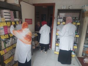 الكشف على 1387 مواطن مجانا خلال القافلة الطبية بقرية طنان بقليوب