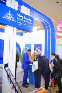 وسط إقبال كبير من الطلاب .. جامعة بنها تشارك في الدورة الـ 14 للملتقى الدولي للتعليم العالي EduGate (صور)