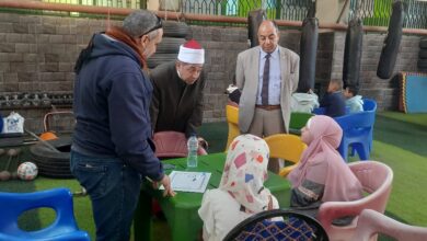 وكيل أوقاف القليوبية يتفقد أكبر مسابقة للقران الكريم بالقليوبية