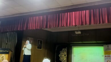 ندوة علمية للدكتورة بسمة صقر على مسرح الشبان