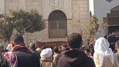 تشييع جثامين أب وأبناءه ضحايا انفجار أسطوانة بوتاجاز بالقليوبية تشييع جثامين أب وأبناءه ضحايا انفجار أسطوانة بوتاجاز بالقليوبية