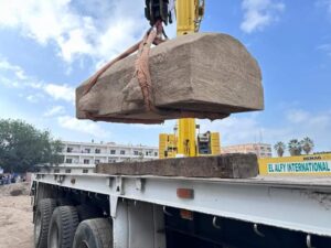 التفاصيل الكاملة لاكتشاف التابوت الأثري داخل مشروع إنشاء مستشفى بنها الجديد