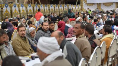 أطول مائدة إفطار بالقليوبية بحضور 12 ألف مواطن (صور) أطول مائدة إفطار بالقليوبية بحضور 12 ألف مواطن (صور)