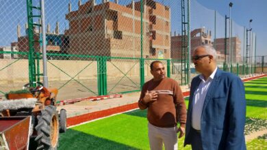 وكيل وزارة الشباب والرياضة بالقليوبية يتابع إجراءات إحلال وتجديد ملعب ميت العطار وكيل وزارة الشباب والرياضة بالقليوبية يتابع إجراءات إحلال وتجديد ملعب ميت العطار