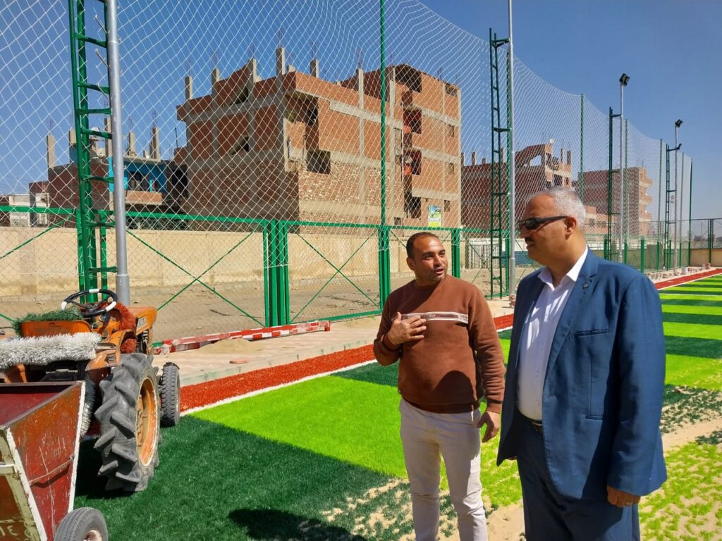 وكيل وزارة الشباب والرياضة بالقليوبية يتابع إجراءات إحلال وتجديد ملعب ميت العطار وكيل وزارة الشباب والرياضة بالقليوبية يتابع إجراءات إحلال وتجديد ملعب ميت العطار