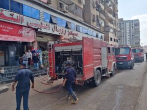 السيطرة على حريق بمستشفى خاص بالقليوبية (صور)