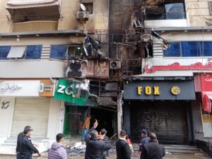 السيطرة على حريق بمستشفى خاص بالقليوبية (صور)