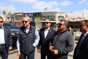محافظ القليوبية يتابع حركة المواقف بعد رفع تعريفة الركوب