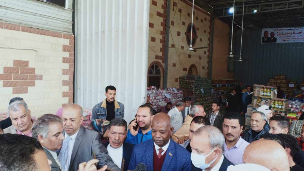 محافظ القليوبية يفتتح معرض أهلا رمضان بميت عاصم ببنها