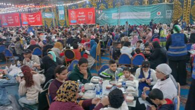 بحضور 2000 شخص .. حياة كريمة تنظم أكبر إفطار جماعي جمع المسلمين والمسيحيين ببهتيم بحضور 2000 شخص .. حياة كريمة تنظم أكبر إفطار جماعي جمع المسلمين والمسيحيين ببهتيم