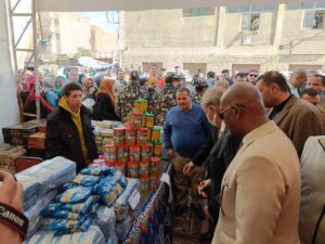 محافظ القليوبية يفتتح 3 معارض "أهلاً رمضان" لبيع السلع الغذائية بأسعار مخفضة