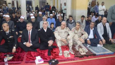 محافظ القليوبية يشهد احتفالية "ليلة القدر" بمسجد ناصر بمدينة بنها 