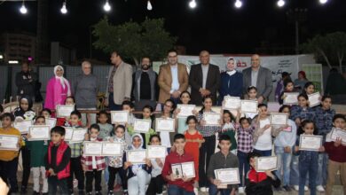 تكريم 154 متسابق فى مسابقة نور المصري لحفظة القرآن الكريم بنادى بنها الرياضي