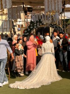 عقد قران لاعبي فريق التايكوندو داخل مركز شباب المنشية الجديدة بشبرا الخيمة