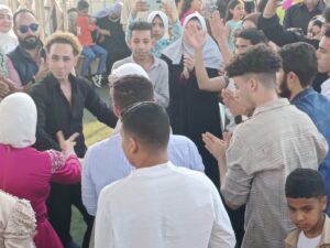 عقد قران لاعبي فريق التايكوندو داخل مركز شباب المنشية الجديدة بشبرا الخيمة