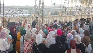 عقد قران لاعبي فريق التايكوندو داخل مركز شباب المنشية الجديدة بشبرا الخيمة