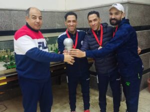 تكريم أبطال الشبان بكرة القدم الخماسي بالميدالية الفضية على مستوى المحافظة