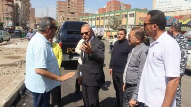 محافظ القليوبية يتفقد رصف الشوارع بطوخ محافظ القليوبية يتفقد رصف الشوارع بطوخ