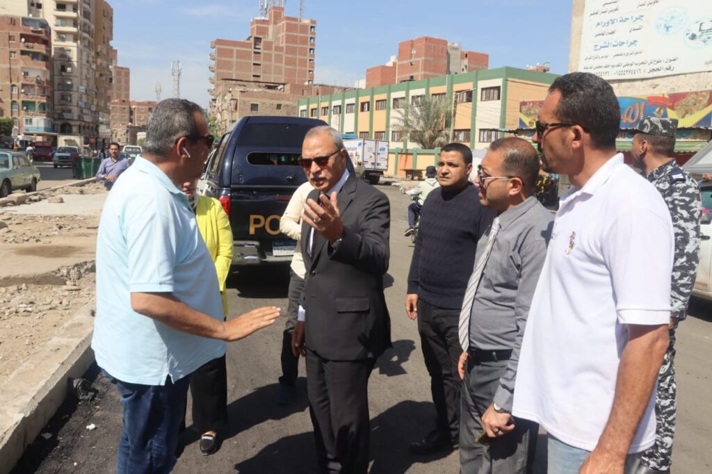 محافظ القليوبية يتفقد رصف الشوارع بطوخ محافظ القليوبية يتفقد رصف الشوارع بطوخ